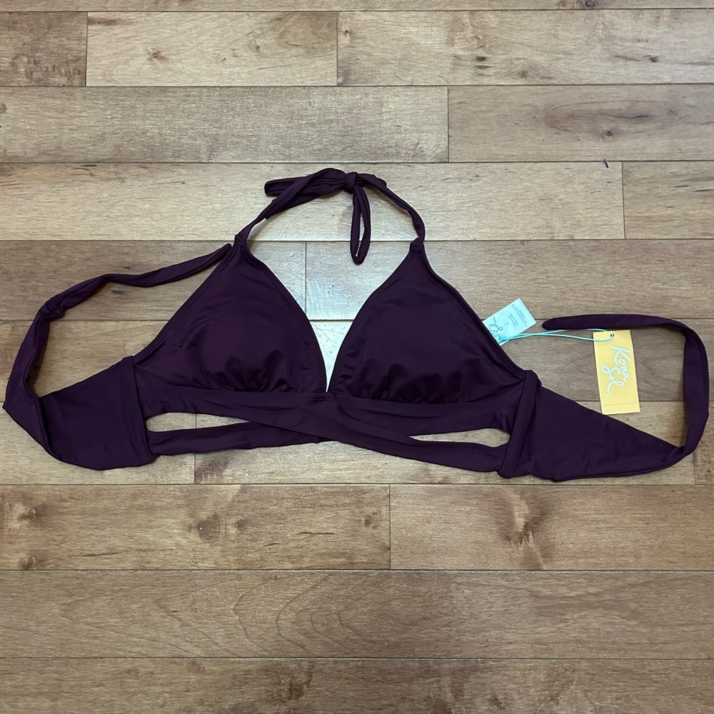 ⭐️ NWT Kona Sol Bikini Top Sz Large